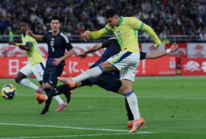 প্রথমার্ধে ব্রাজিলের গোল